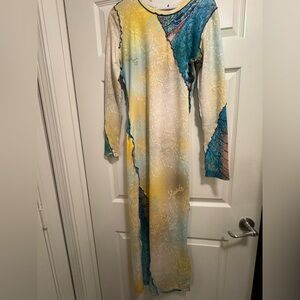 SIEDRÉS Yellow Parker Maxi Dress